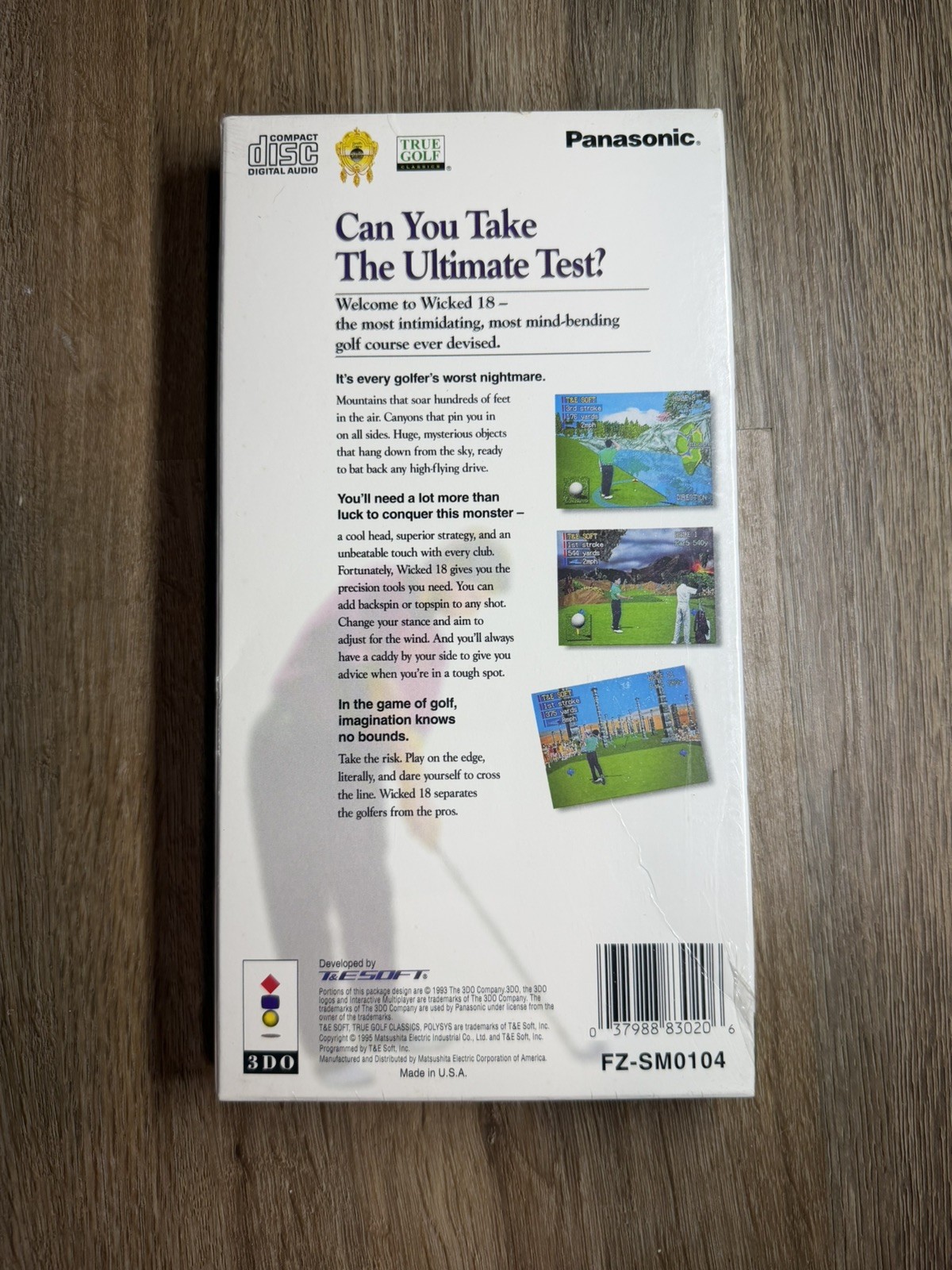 BRAND NEW SEALED – Panasonic 3DO “Wicked 18″ FZ-SM0104 Software 1994!