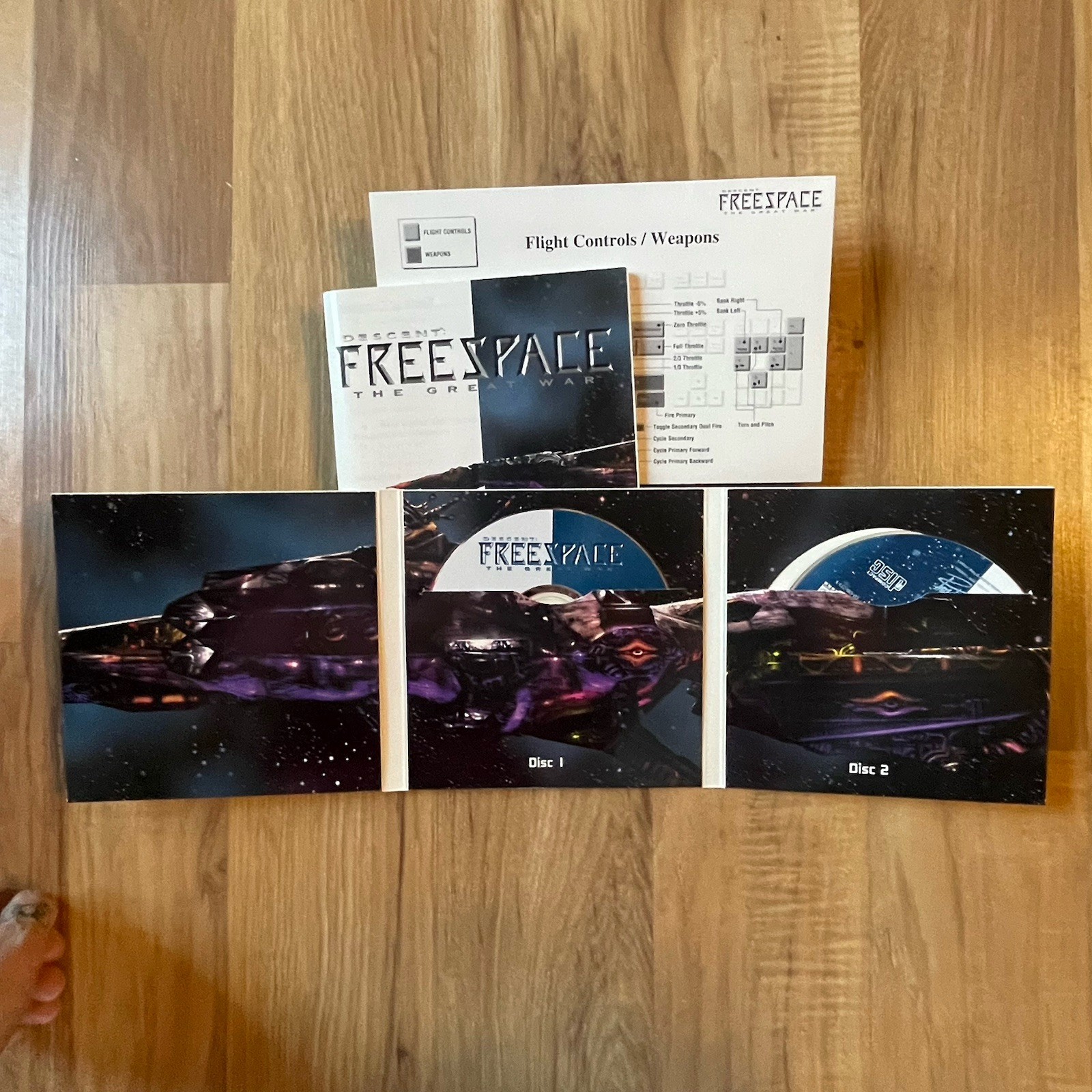 Interplace DESCENT: FREESPACE The Great War & Silent Threat – 2 Game Set