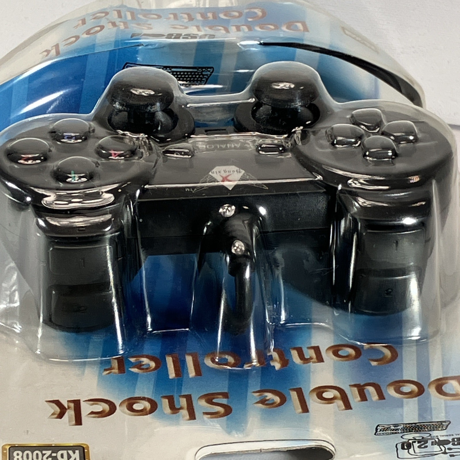 Double Shock #KD-2008 PC Analog Controller PS2 Style USB 2.0 Corded 12 Button