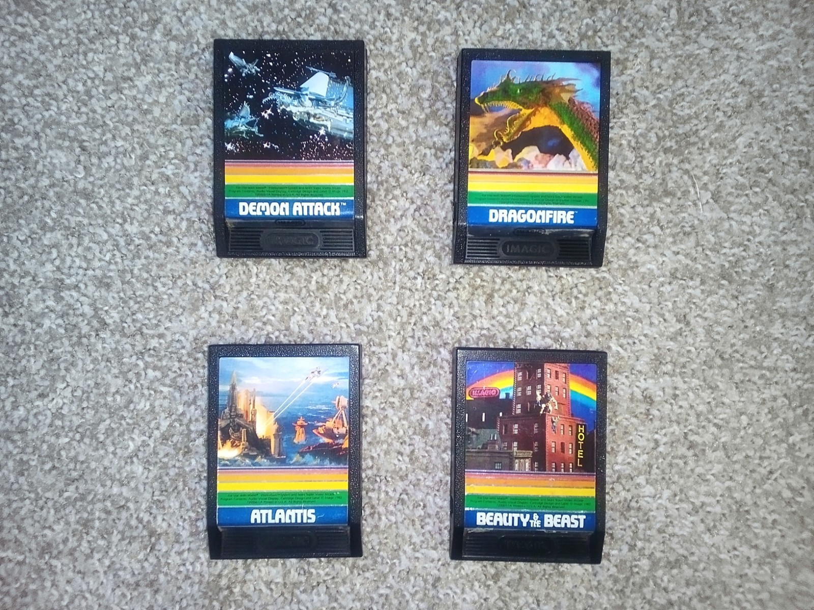 Intellivision Games Lot of 40 Different Titles All Tested and Working See Pics