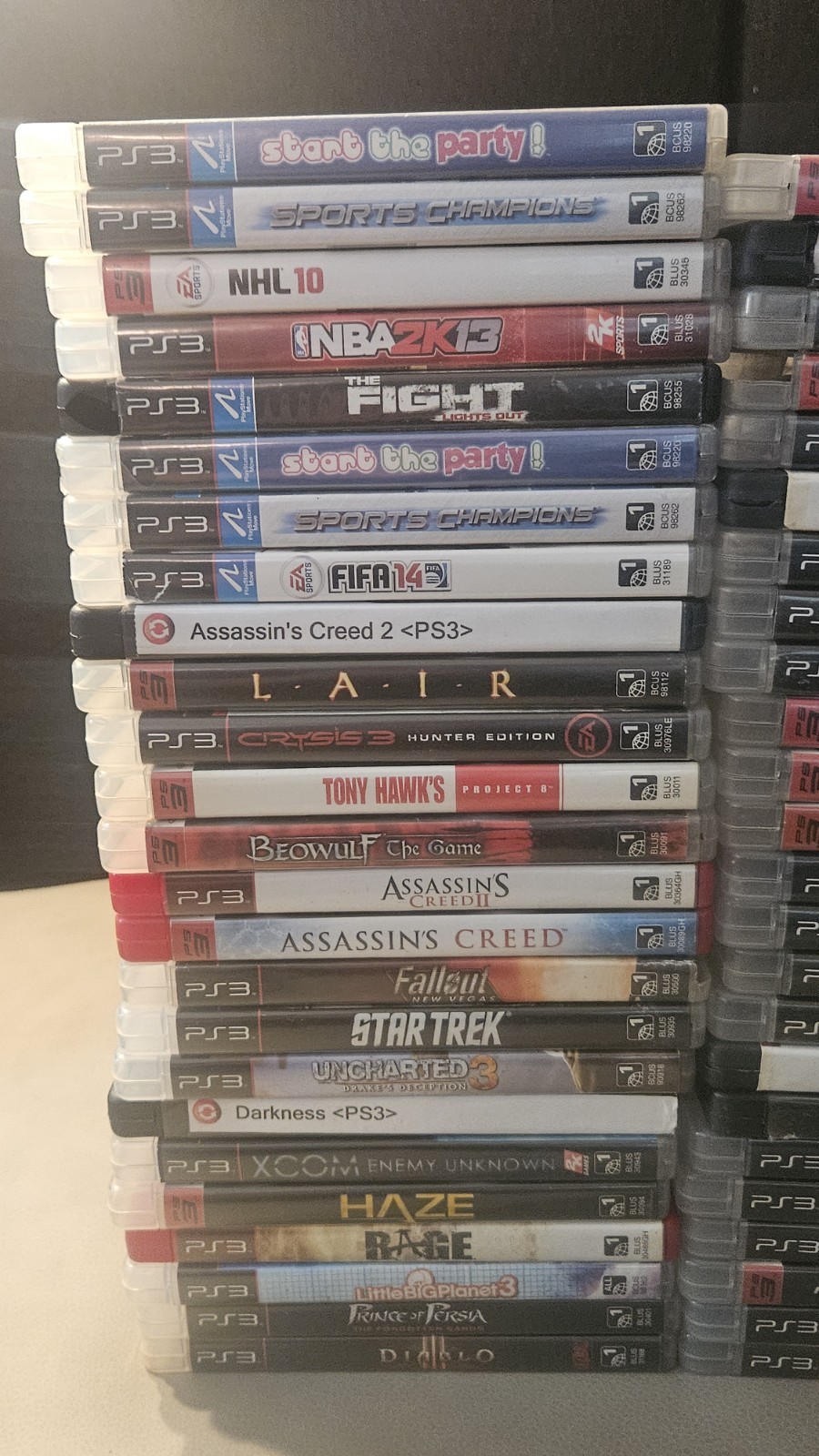Lot Of 49 Ps3 PlayStation 3 Games Action Racing Horror Shooter Kids