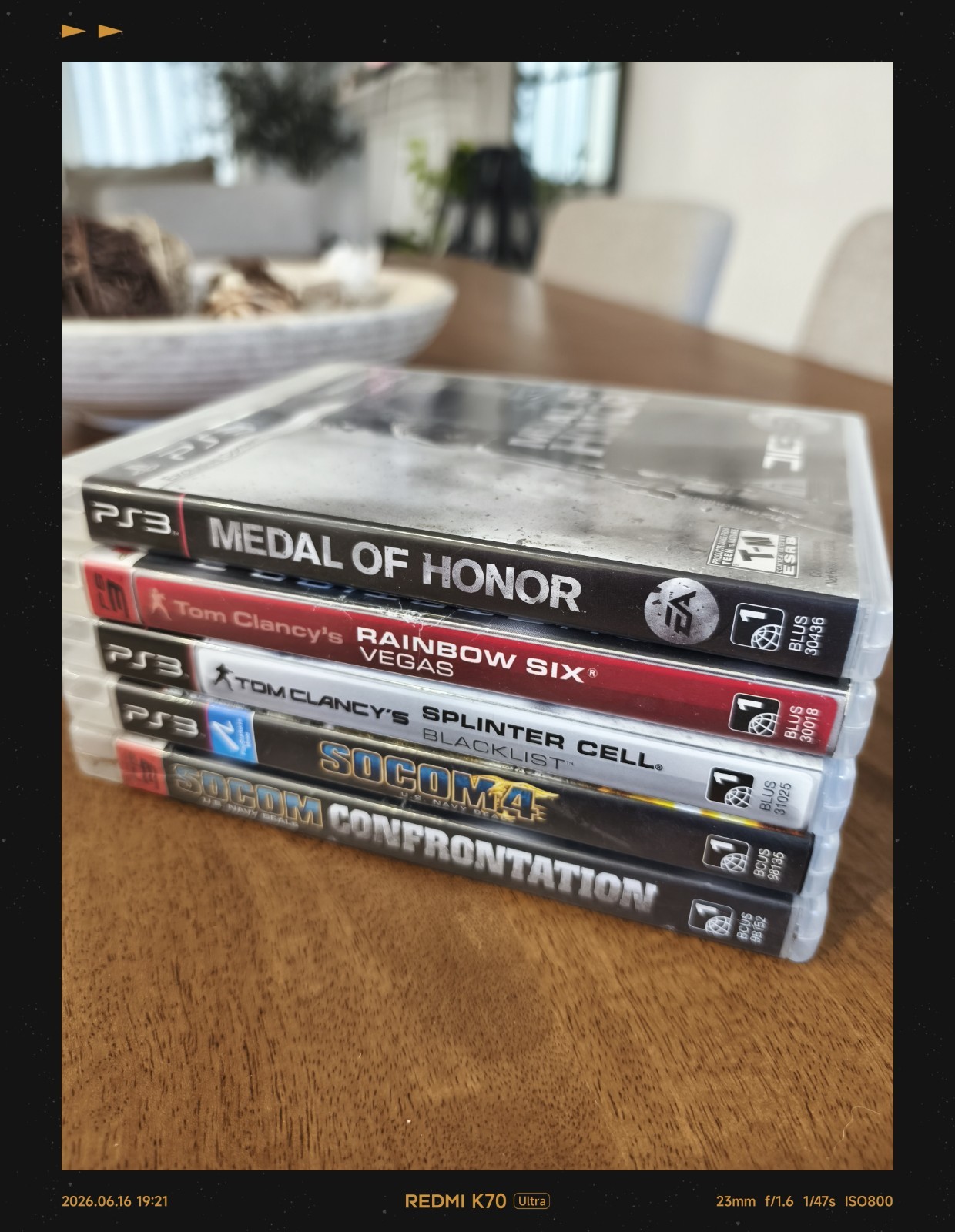 7 Game BUNDLE PS3 Rainbow Six Vegas 1&2 Metal Gear Solid 4 +More Free Shipping