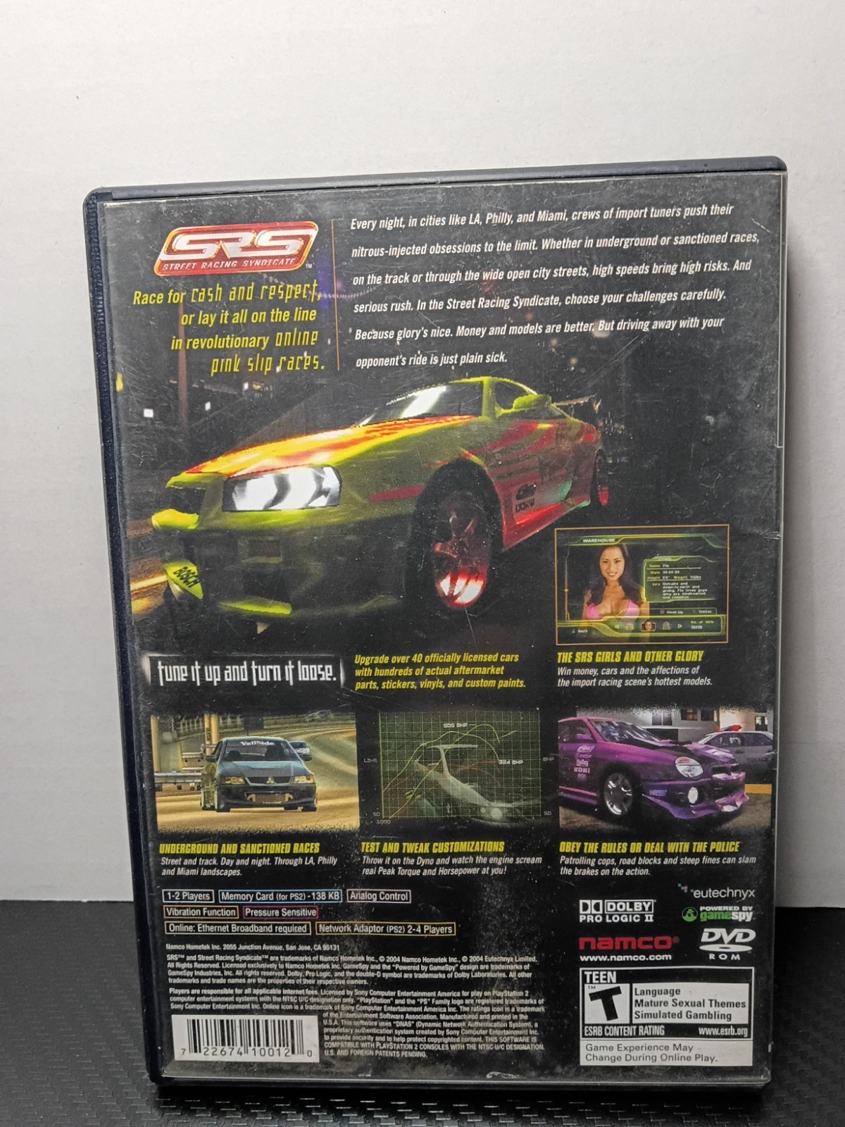 SRS: Street Racing Syndicate (Sony PlayStation 2, 2004)