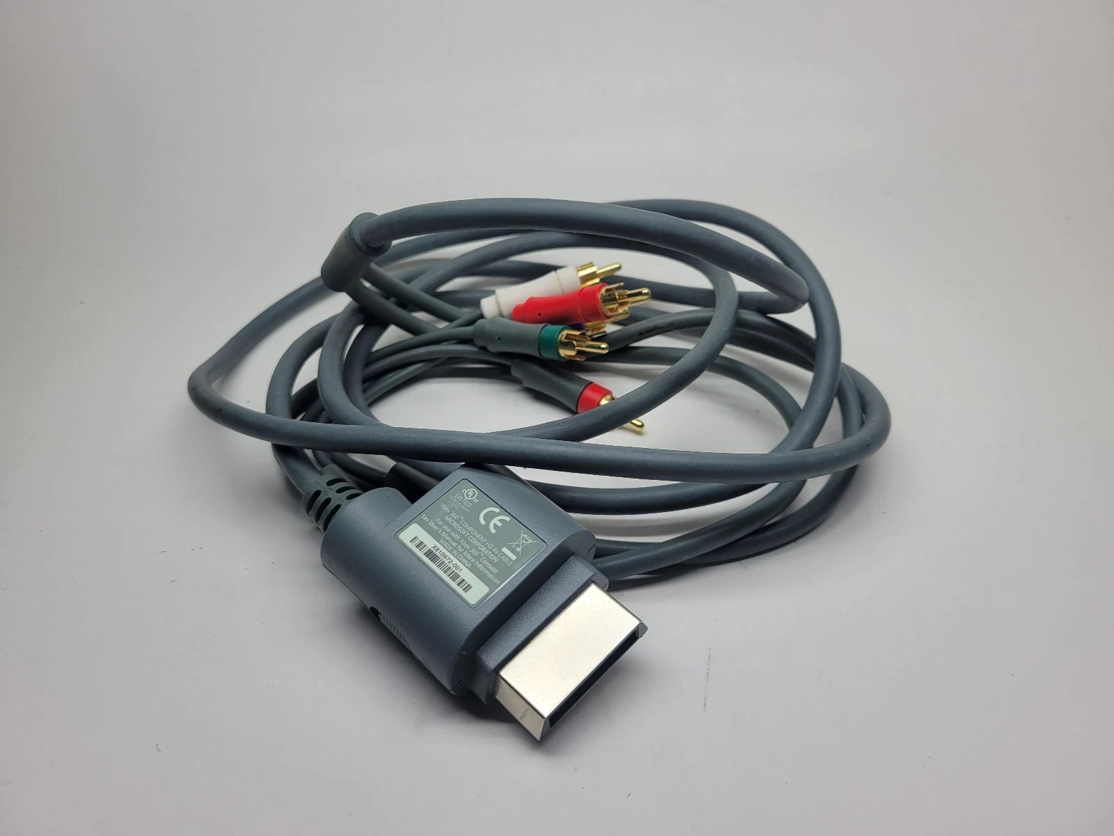 HD TV Premium RCA Composite AV A/V Cable Cord for Microsoft Xbox 360