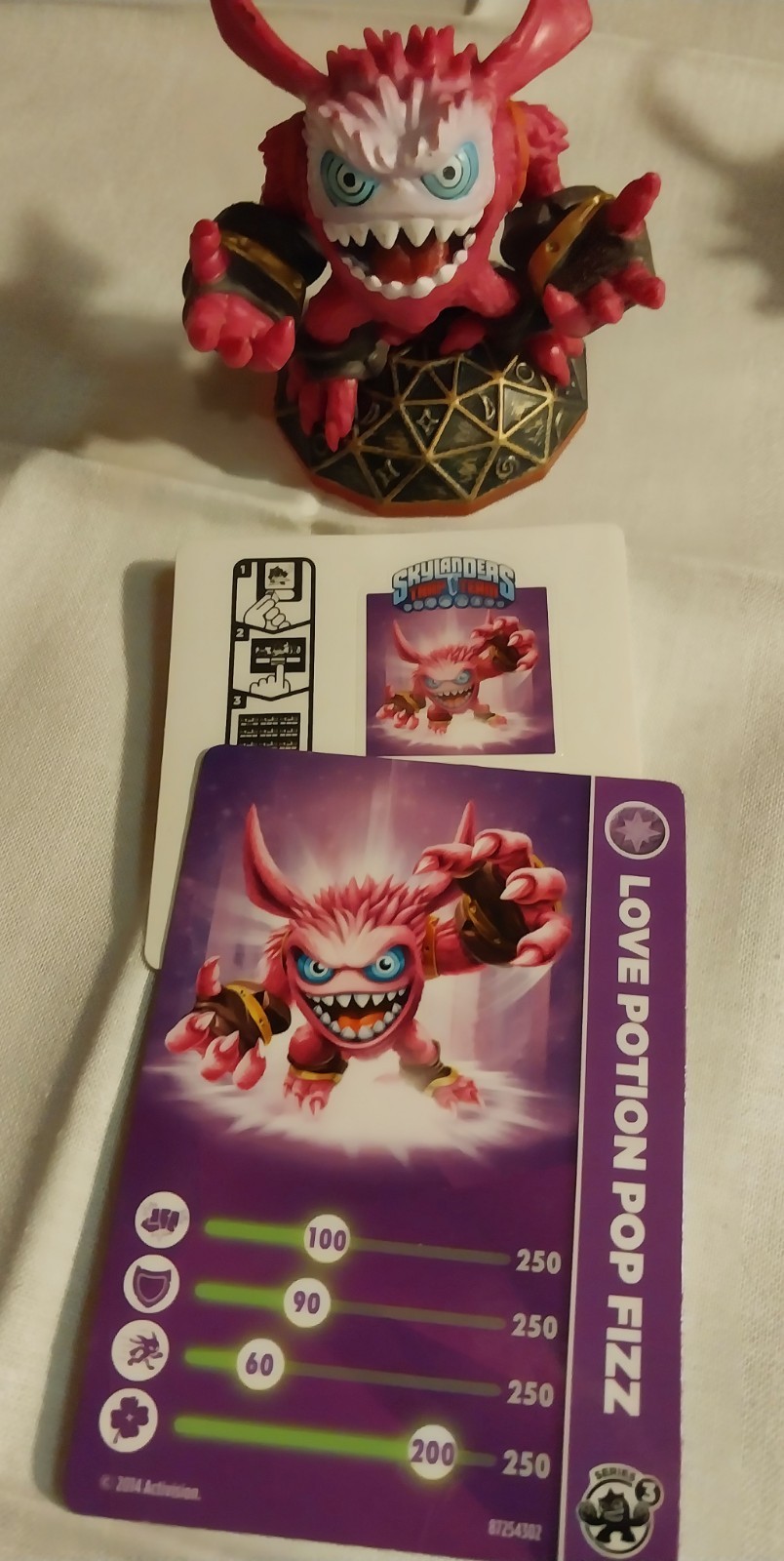 Skylanders Pop Fizz-Giants, Fizzy Frenzy & Love ❤️ Potion-TrapTeam Lot