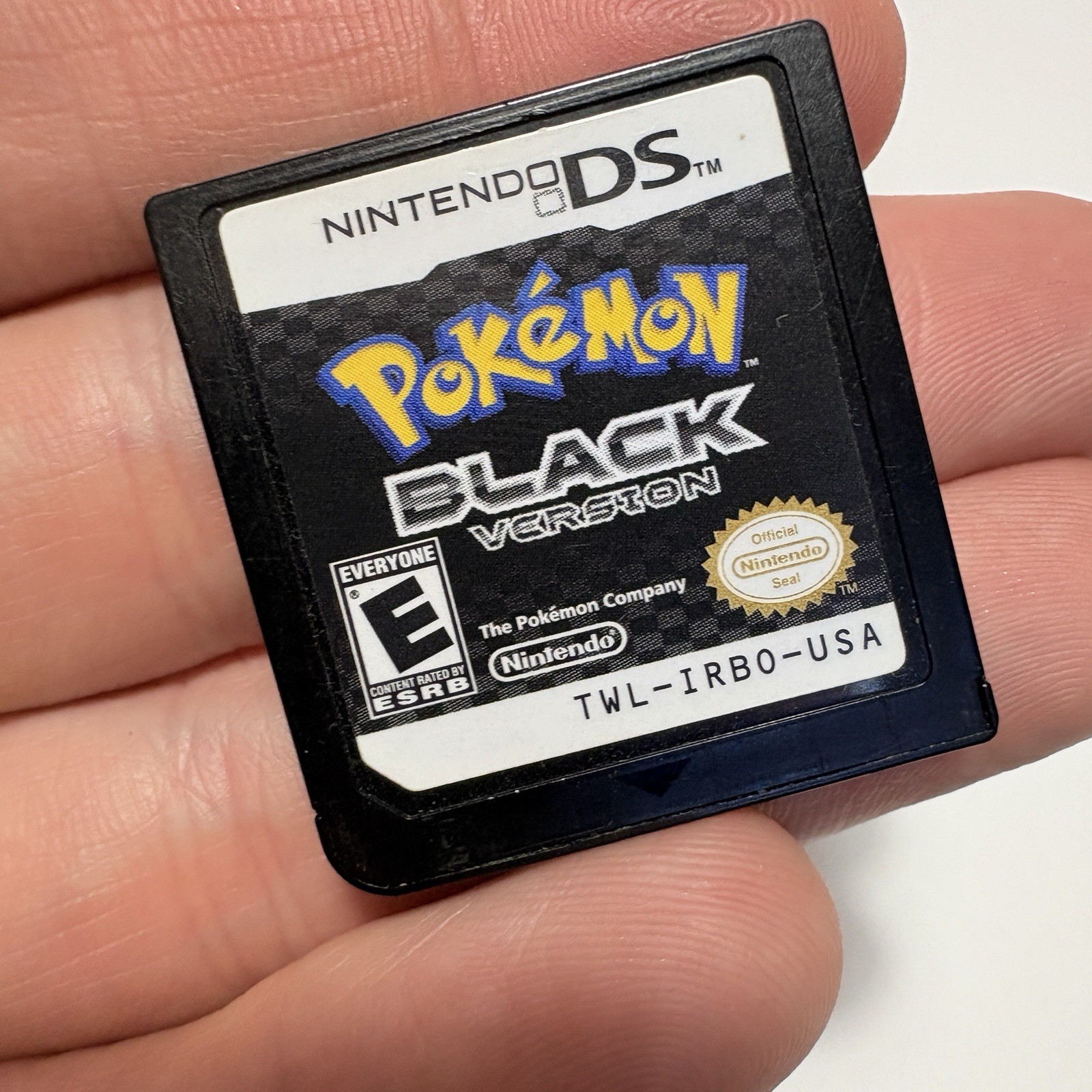 Pokemon Black Version Nintendo DS Loose Cartridge Only Tested Authentic Clean