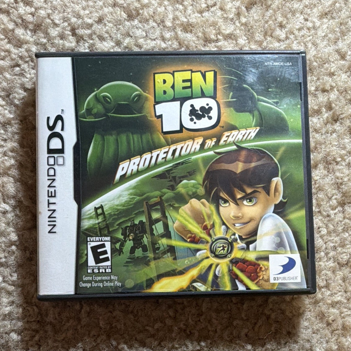 D3Publisher Ben 10: Protector of Earth w/ Case Nintendo DS E NTSC-U/C