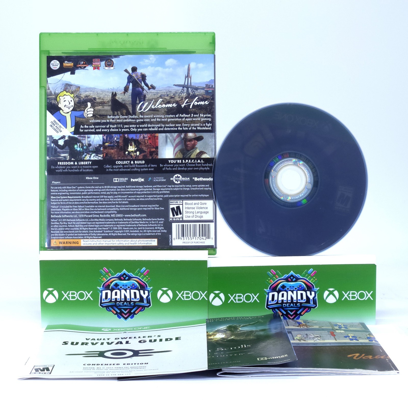 Fallout 4 CIB W/ Poster + Manual – Xbox One