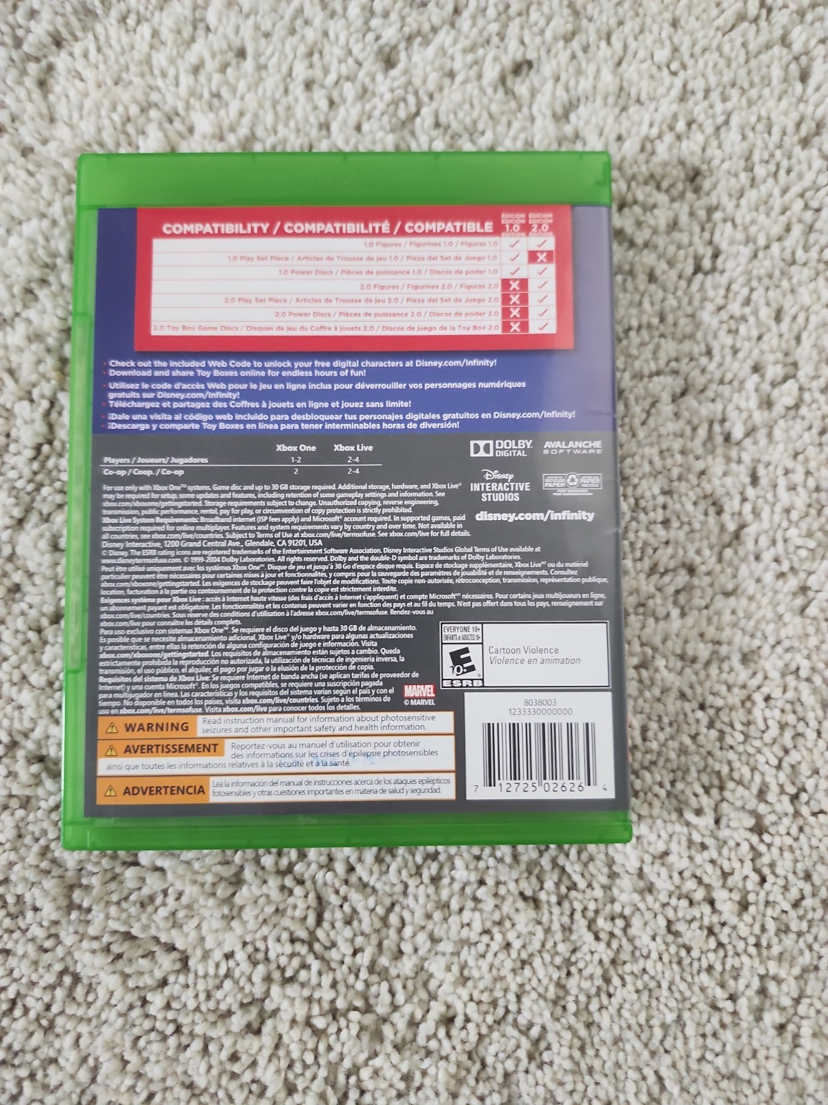 Lot Of Disney Infinity 2.0 Characters, Discs, And Game