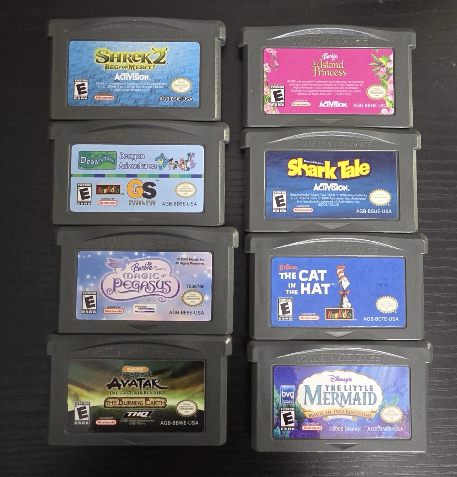 Nintendo DS Lite Bundle w/ Charger, Stylus, DS & GBA Games, Guitar Hero Grip
