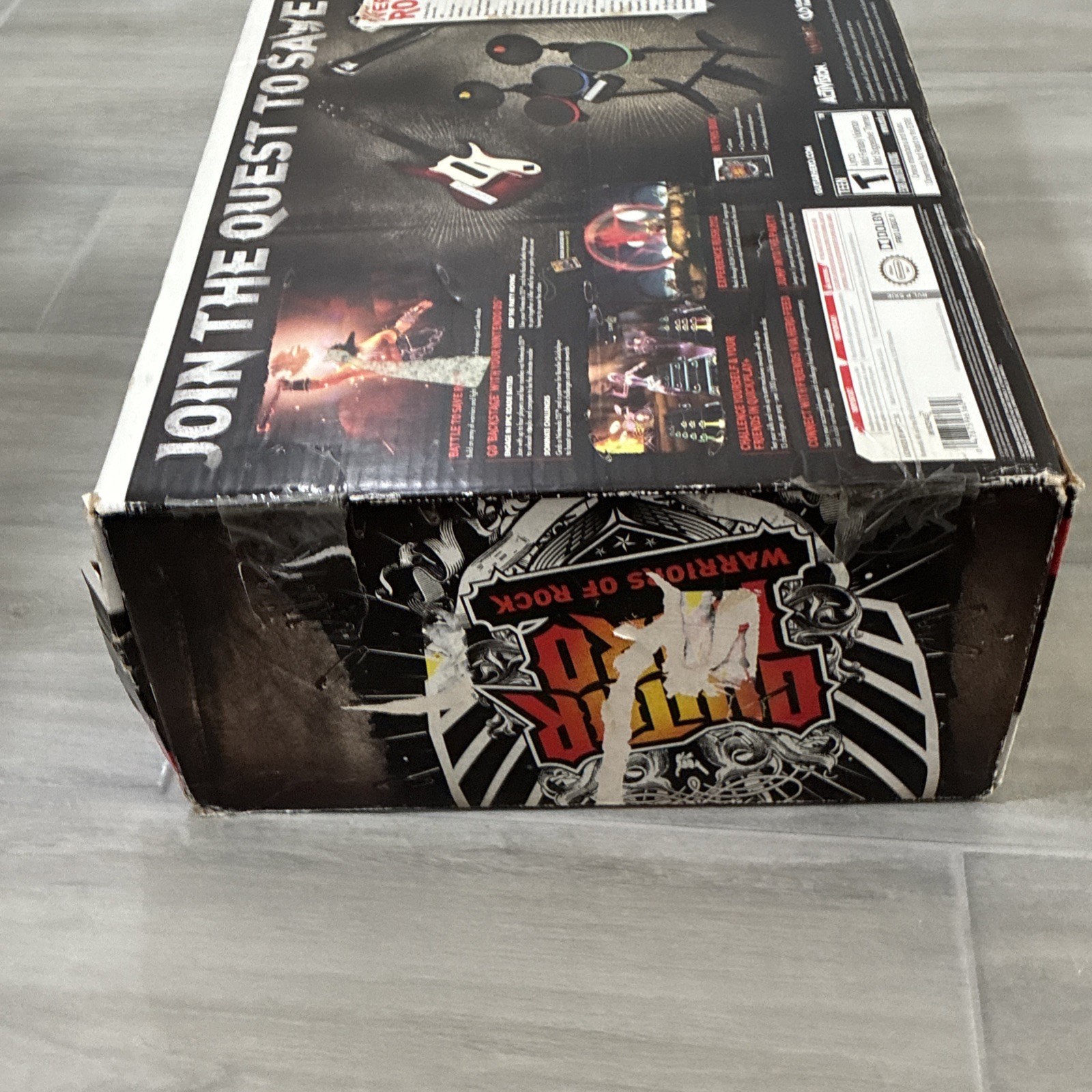 Wii Guitar Hero Warriors of Rock Band Bundle Wii Nintendo CIB (Read Desc)