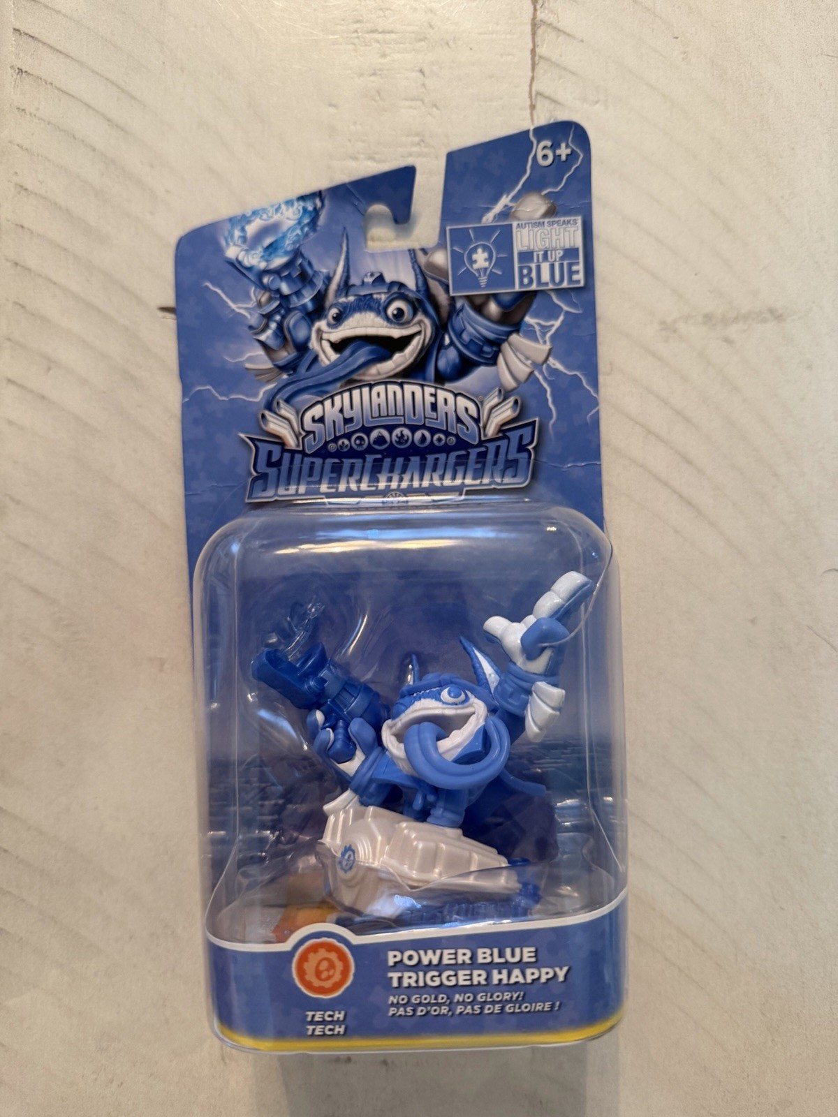 Skylanders Superchargers Power Blue Trigger Happy New and Sealed (Slight damage)