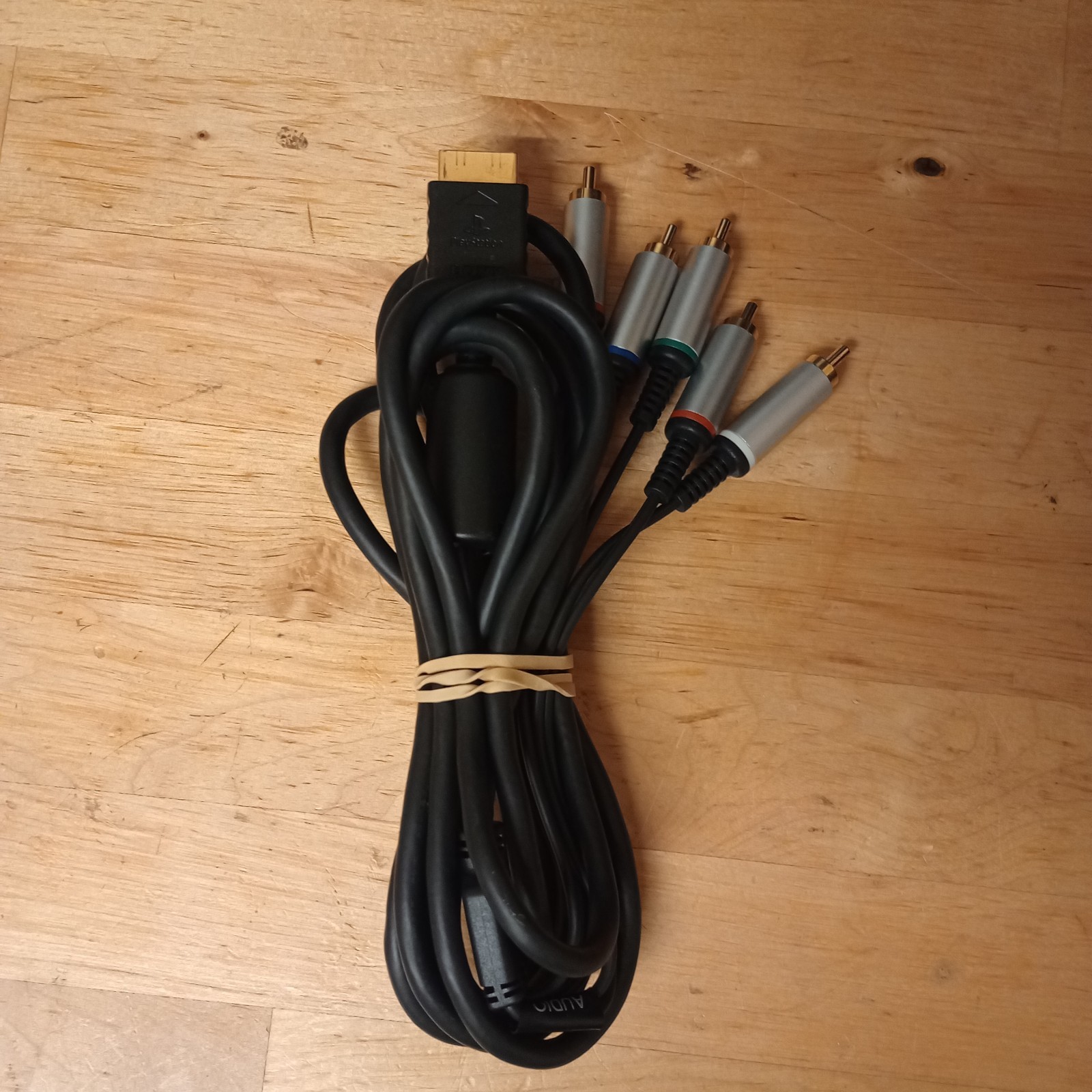 OEM Sony PlayStation PS2 PS3 Component HD AV AV Cable Gold Tip Audio Video