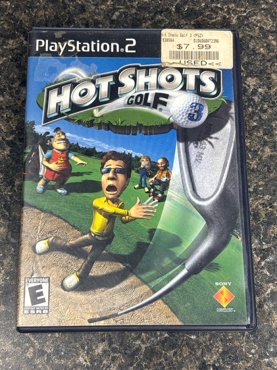 Used SONY Playstation 2 PS2 HOT SHOTS GOLF 3 Game w/Case (QUI004428)