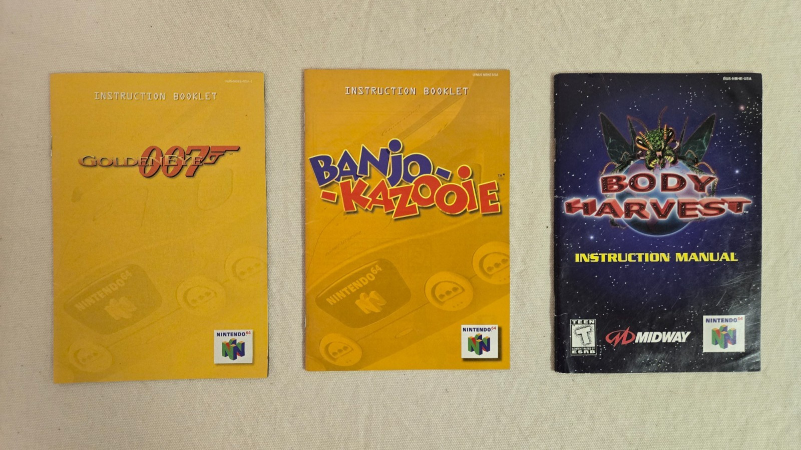 Nintendo 64 Manual Lot – You Pick – ~READ DESCRIPTION~