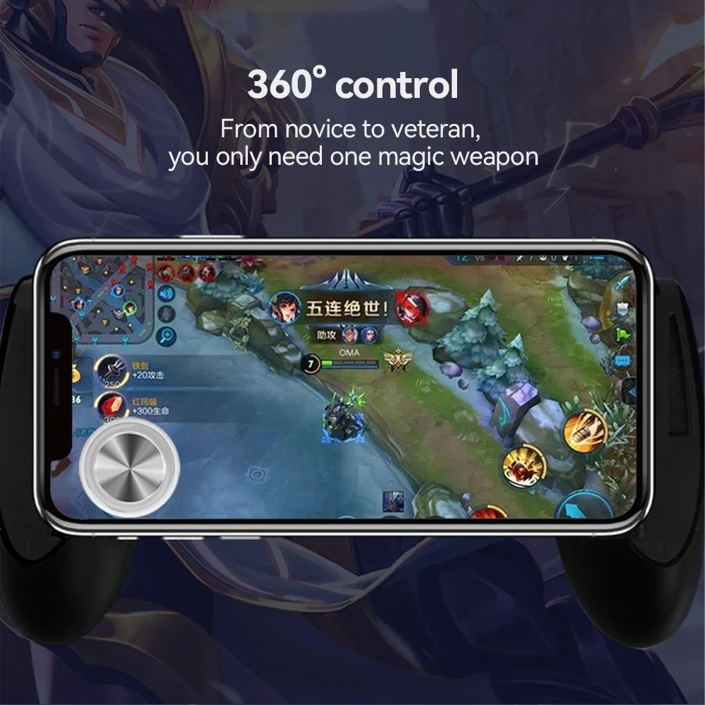 Mobile Gaming Joystick Metal Button Controller Trigger for iPhone Android