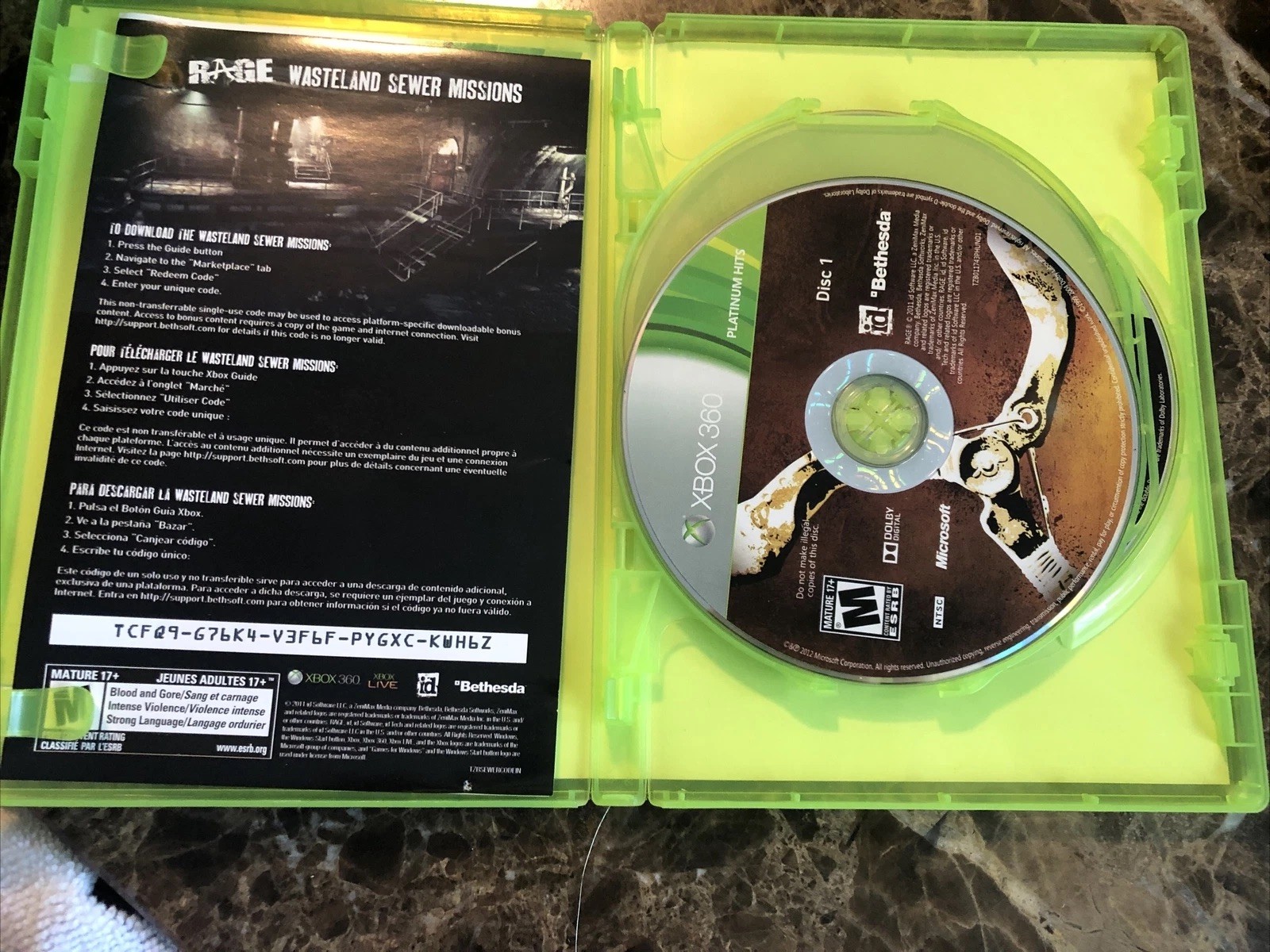 Rage (Microsoft Xbox 360, 2011)