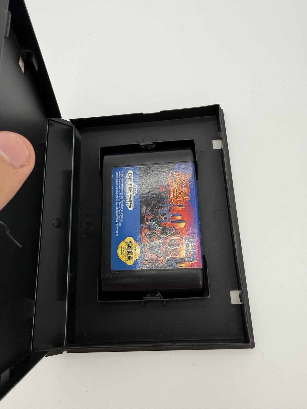 Double Dragon 3 The Arcade Game For Sega Genesis Tested Working W/ Original Case