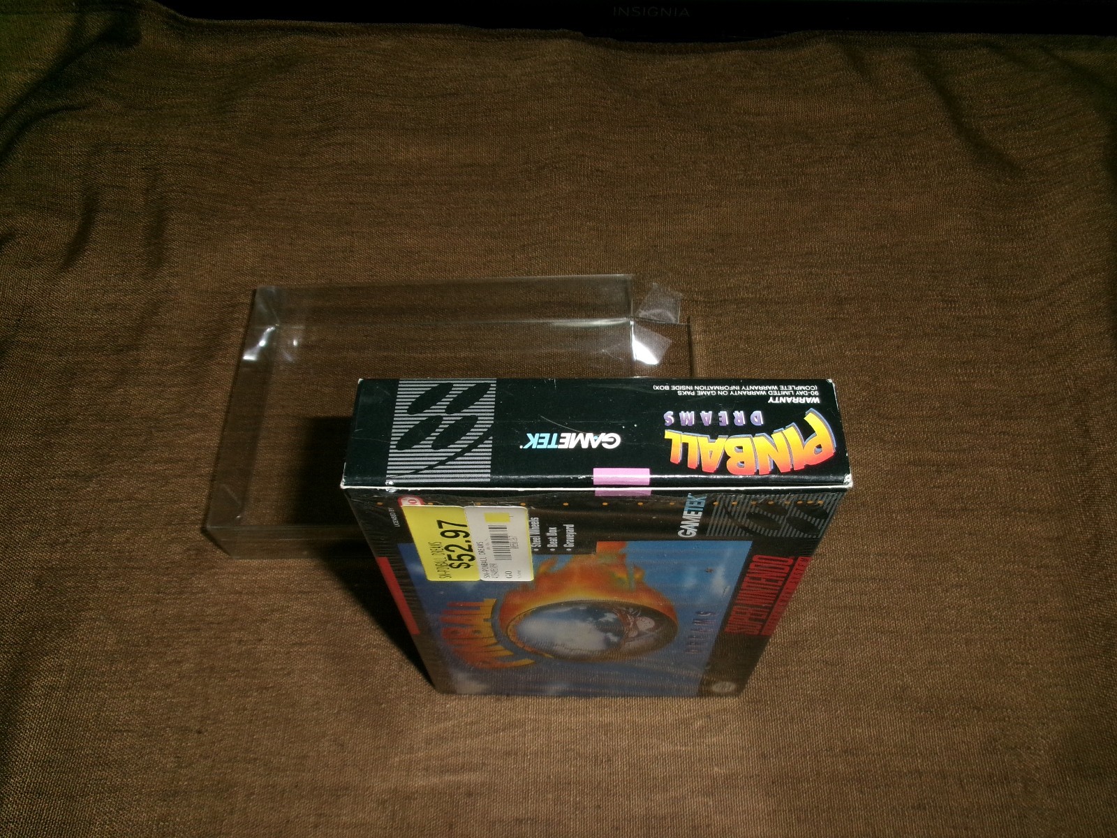 #673 Pinball Dreams (SNES, 1994) CIB (still in shrinkwrap) W/MANUAL Tested