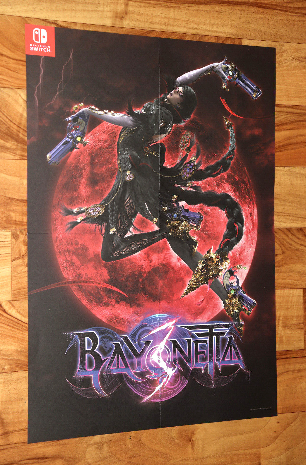 Bayonetta 3 Very Rare Promo Poster Nintendo Switch 59x42cm