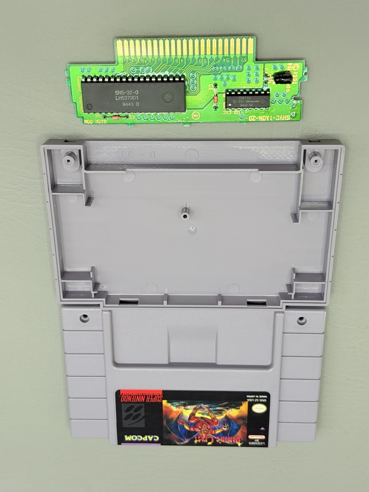 Demon’s Crest (Super Nintendo Entertainment System SNES) Authentic – Very Good