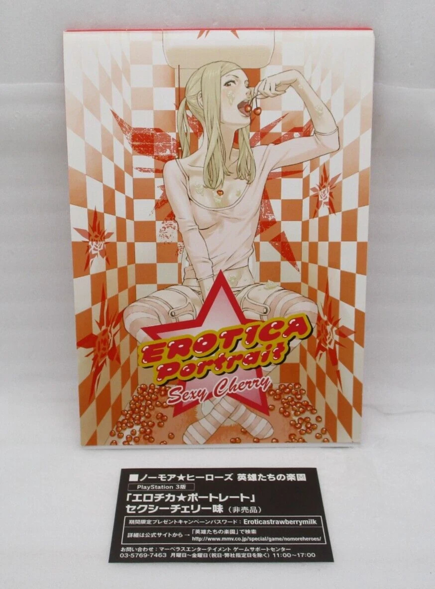 PS3 NO MORE HEROES Regular Edition & Red Zone Ver. w/ portraits Japan import