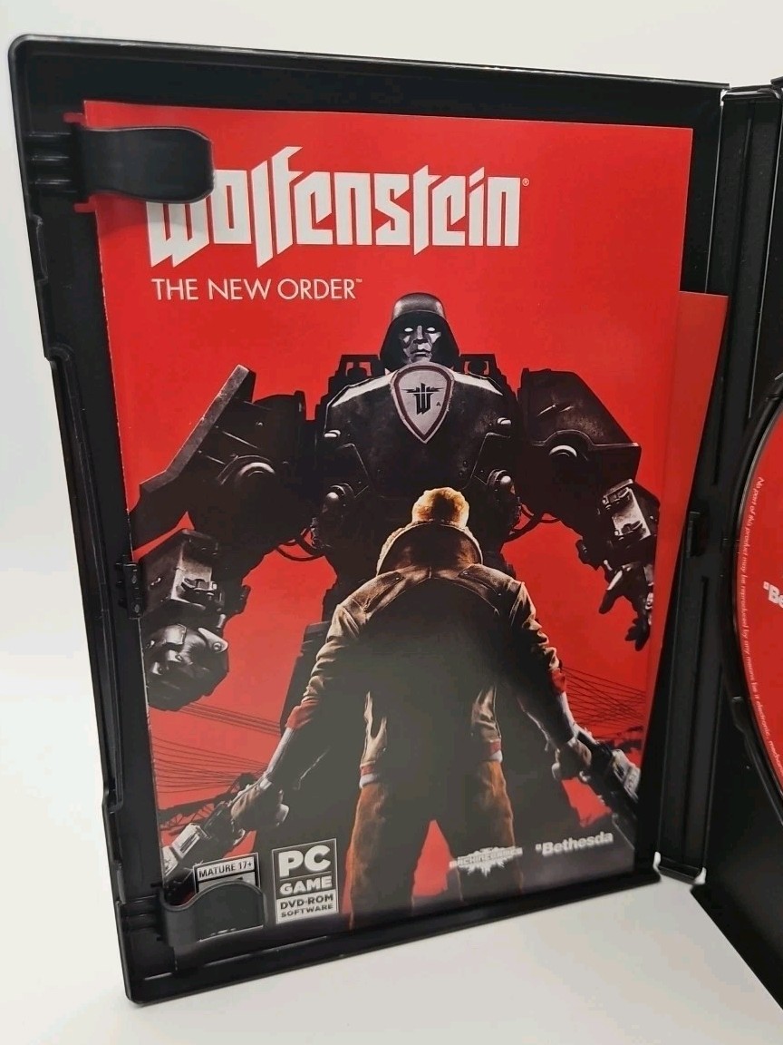 Wolfenstein The New Order – PC DVD – COMPLETE FREE SHIPPING
