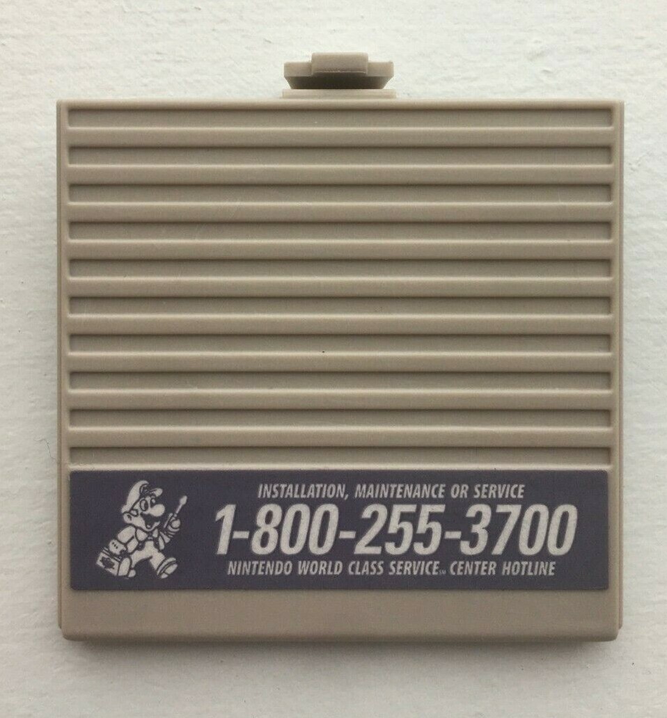 Game Boy DMG-01 GRAY Battery Cover Game Boy Original Replacement Door + STICKER