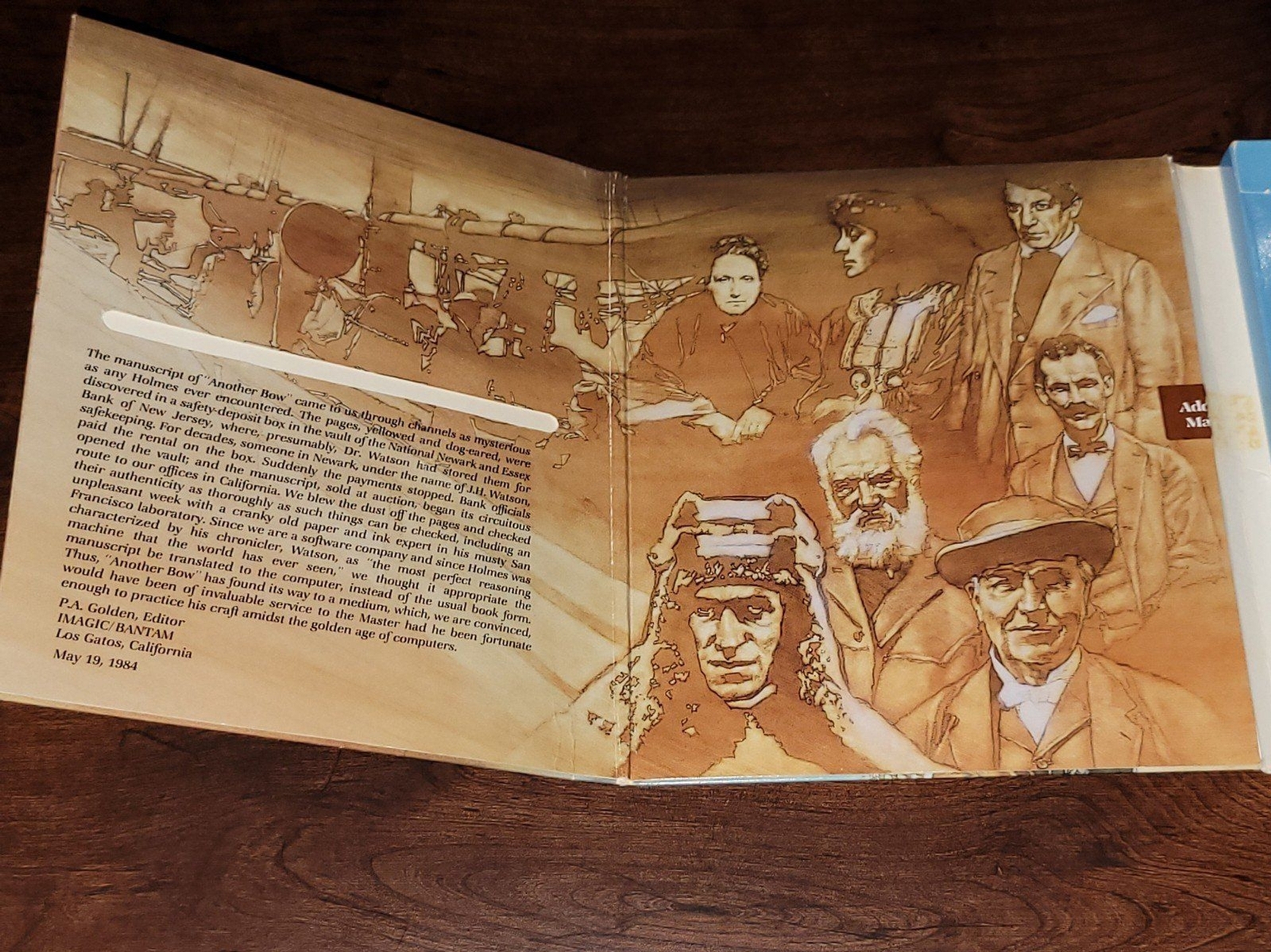 Sherlock Holmes in Another Bow IBM PC — Disk, Box, Manual, Map, & Warranty Card