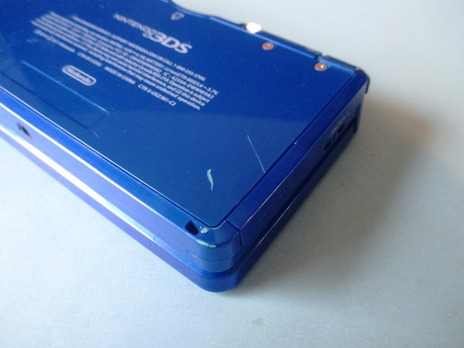 Nintendo 3DS Luigi’s Mansion: Dark Moon Cobalt Blue System w/Charger FREE Ship!