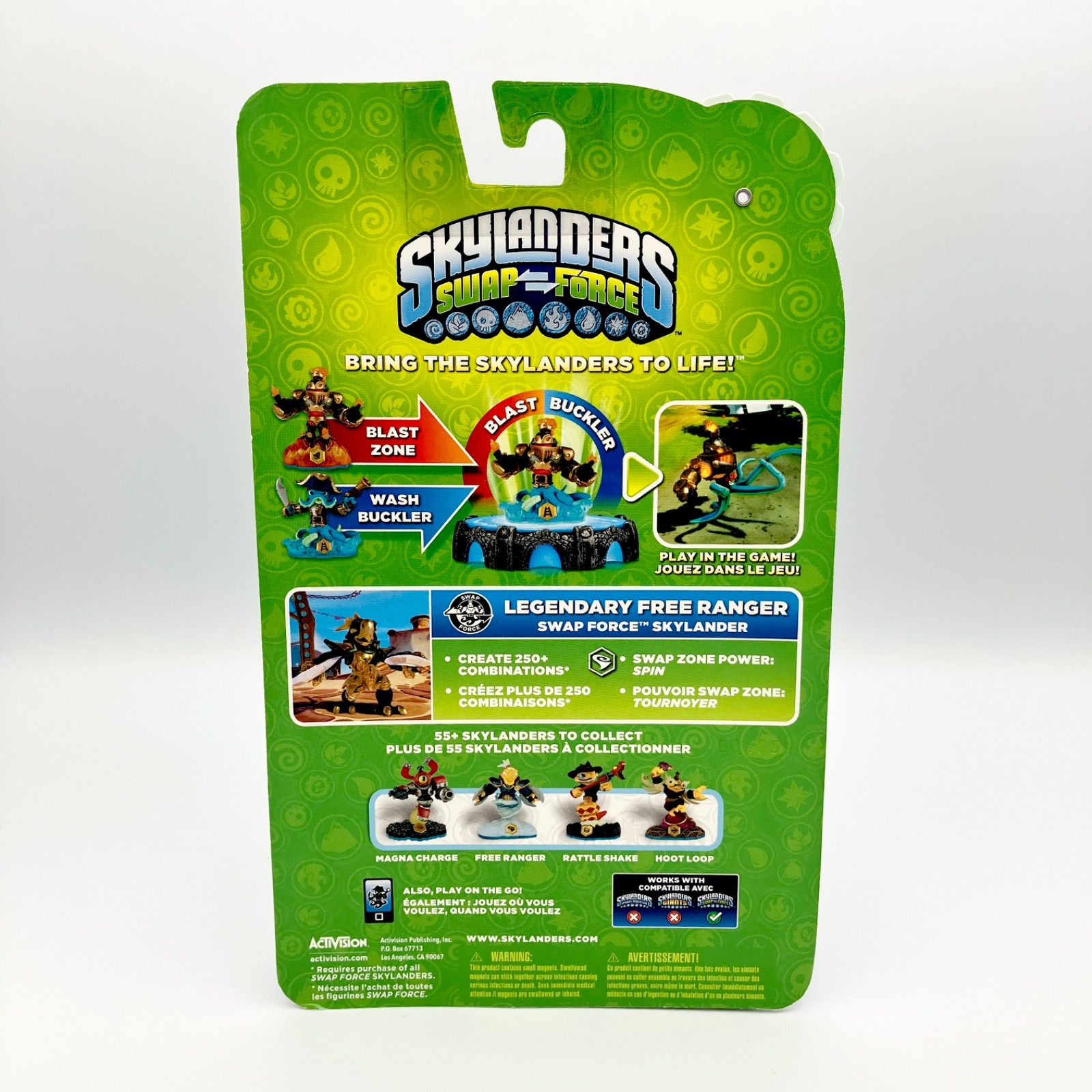 Skylanders Swap Force Legendary Free Ranger Figure Toys R Us Exclusiv NEW SEALED