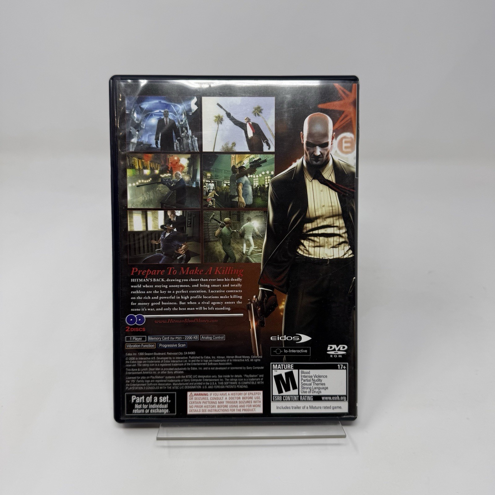 Eidos Hitman Trilogy Action & Adventure M PS2 NTSC-U/C Manual Included Slipcover