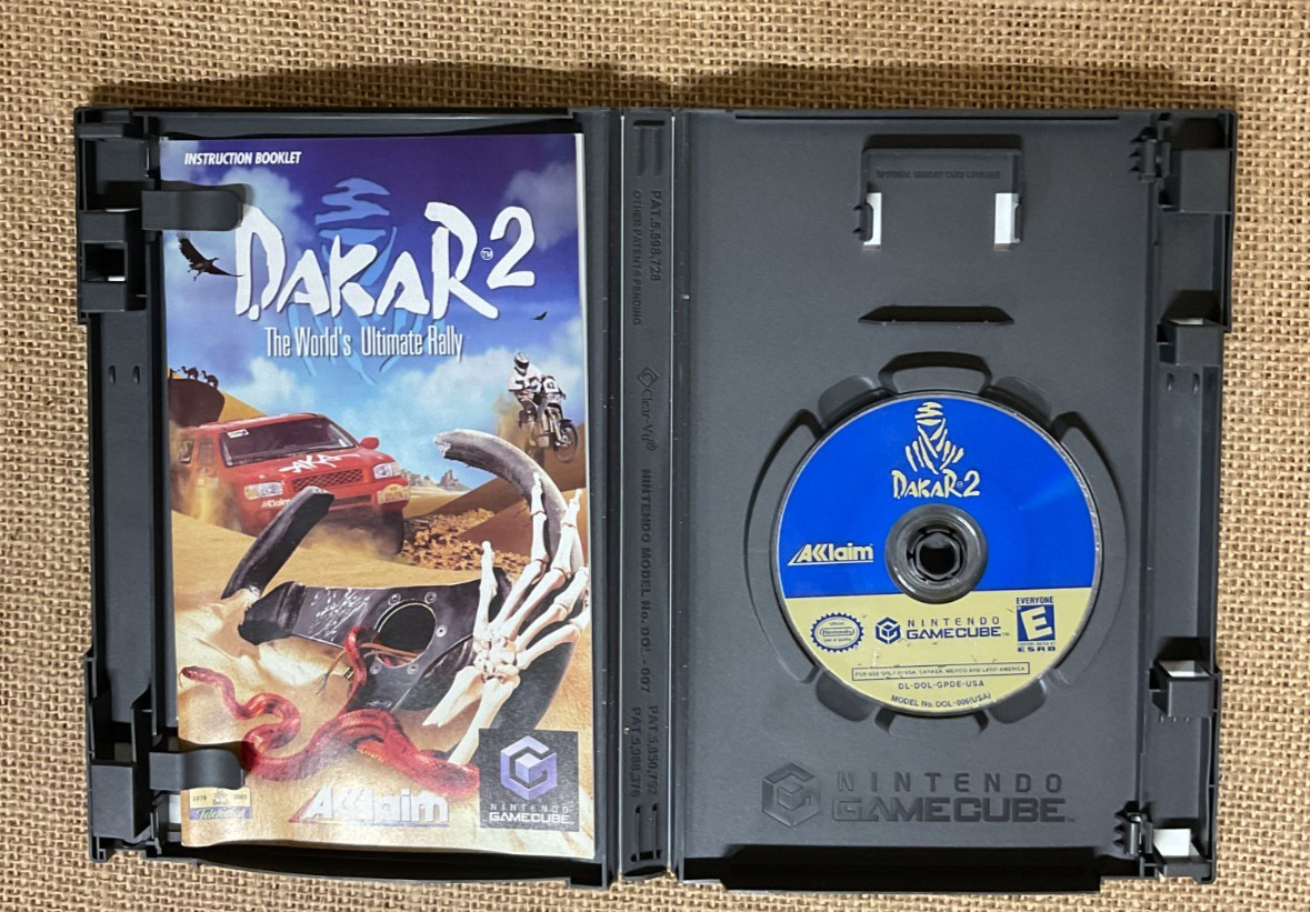 Dakar 2: The World’s Ultimate Rally (GameCube) – Complete Manual/Inserts