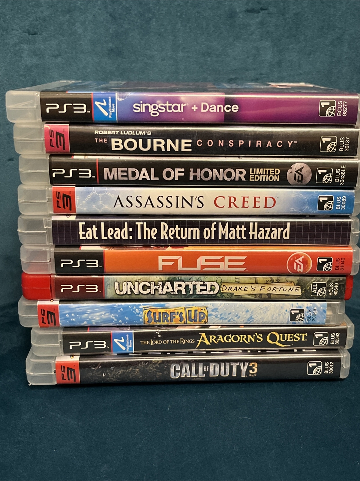 10-Playstation 3 PS3 game lot-very good condition, adult owned