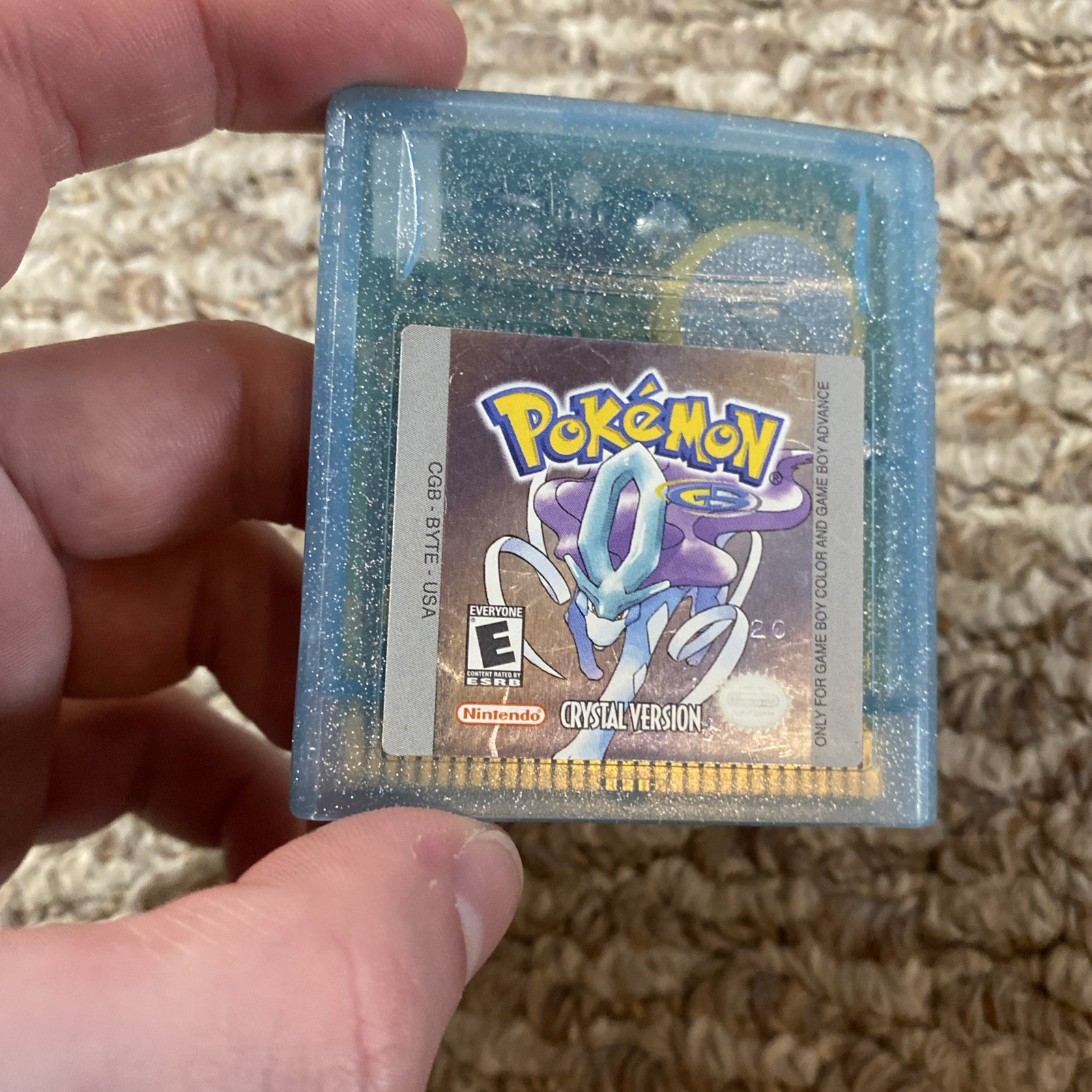 Pokémon: Crystal GBC (Game Boy Color, 2001) *New Battery* Authentic & Saves