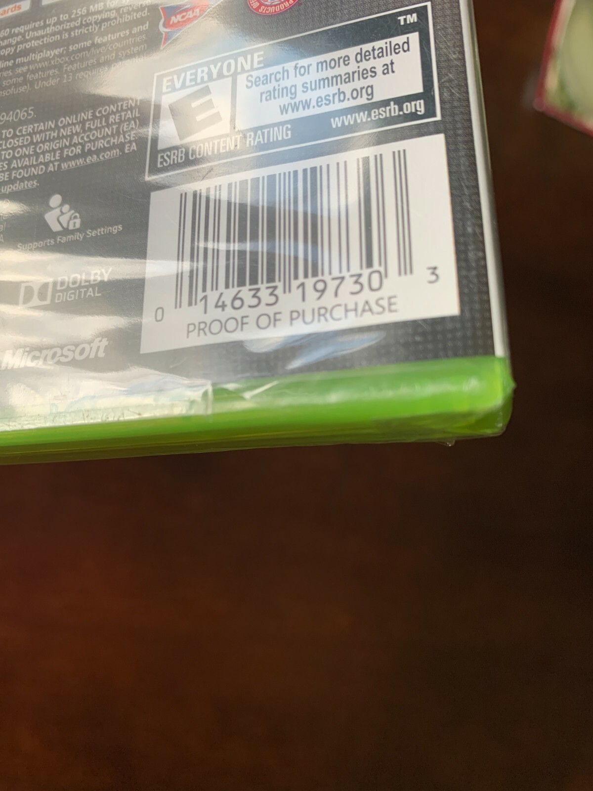 NCAA FOOTBALL 13 Microsoft XBOX 360 2012