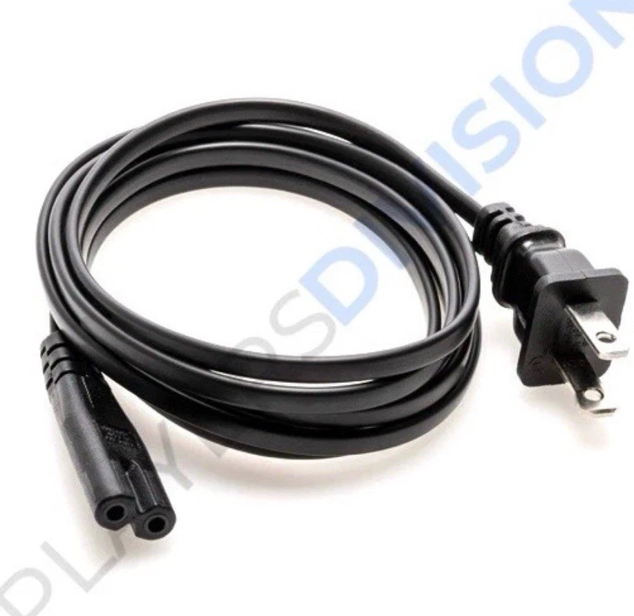 10x 5ft. Replacement AC Power Cord PS1 PS2 PS3 / PS4 / PS5 / Xbox Series S/X