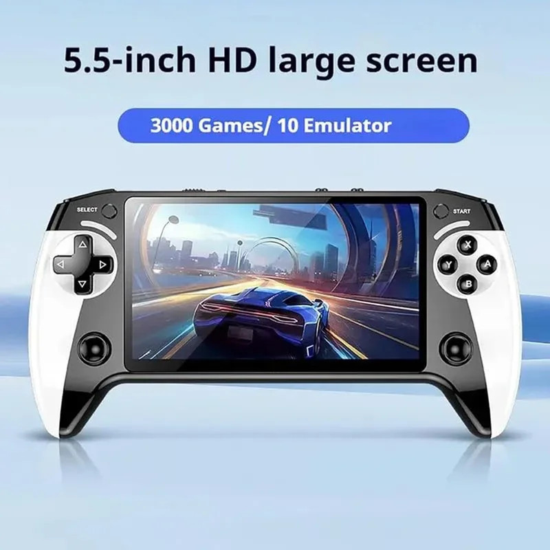 New 3000 Games X9 Handheld Video Game Console 5.5Inch Screen Retro Video Game Pl