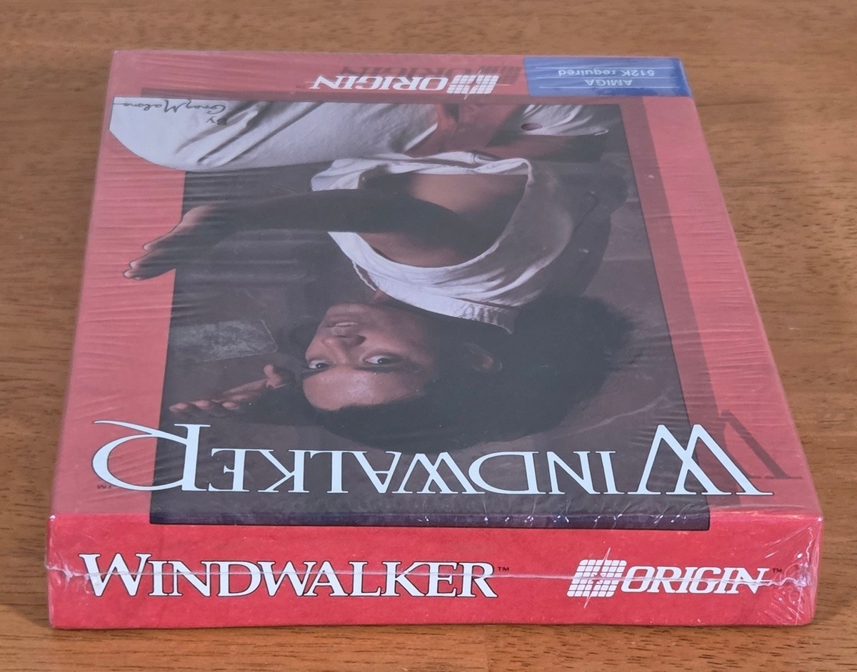 New Sealed Windwalker Moebius Commodore Amiga Big Box Game Complete CIB 1989