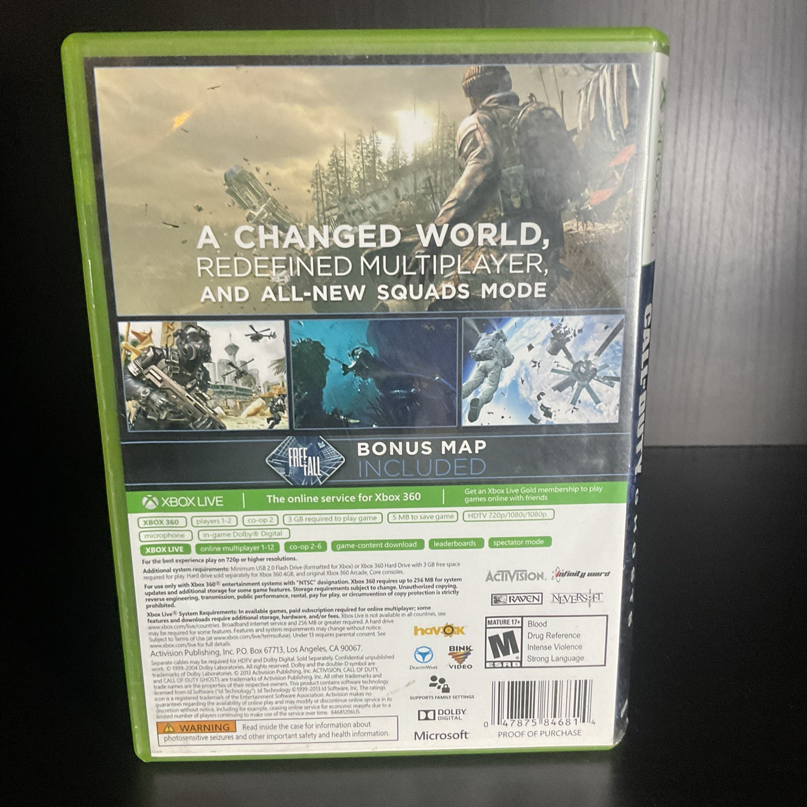 Call of Duty: Ghosts – Microsoft Xbox 360 Complete In Box