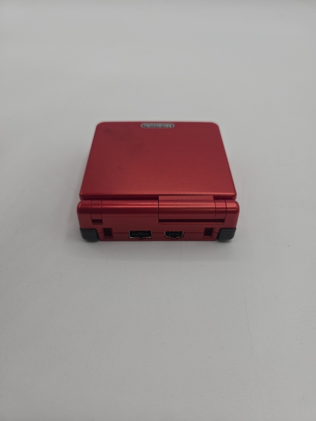 Nintendo Game Boy Advance SP Handheld System Flame Red W/charger And 4 Games