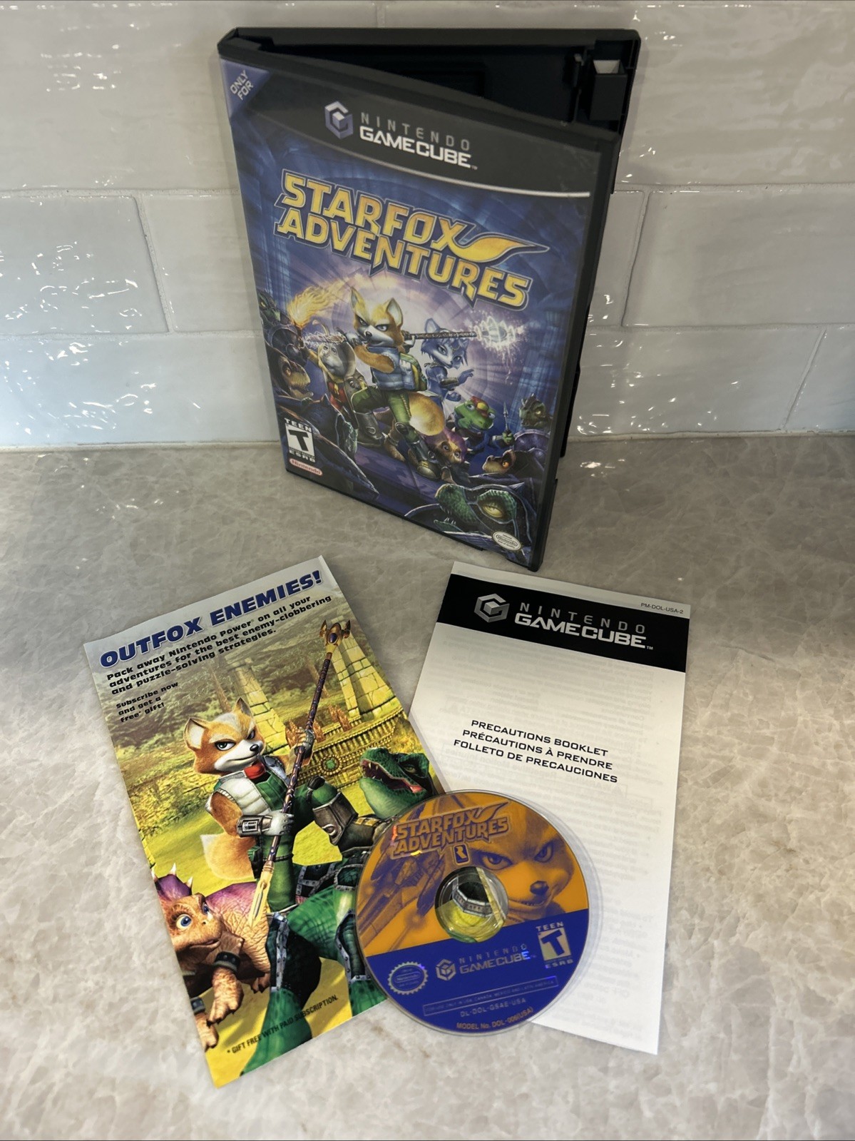 Starfox Adventures (Nintendo GameCube, 2002) – No Manual