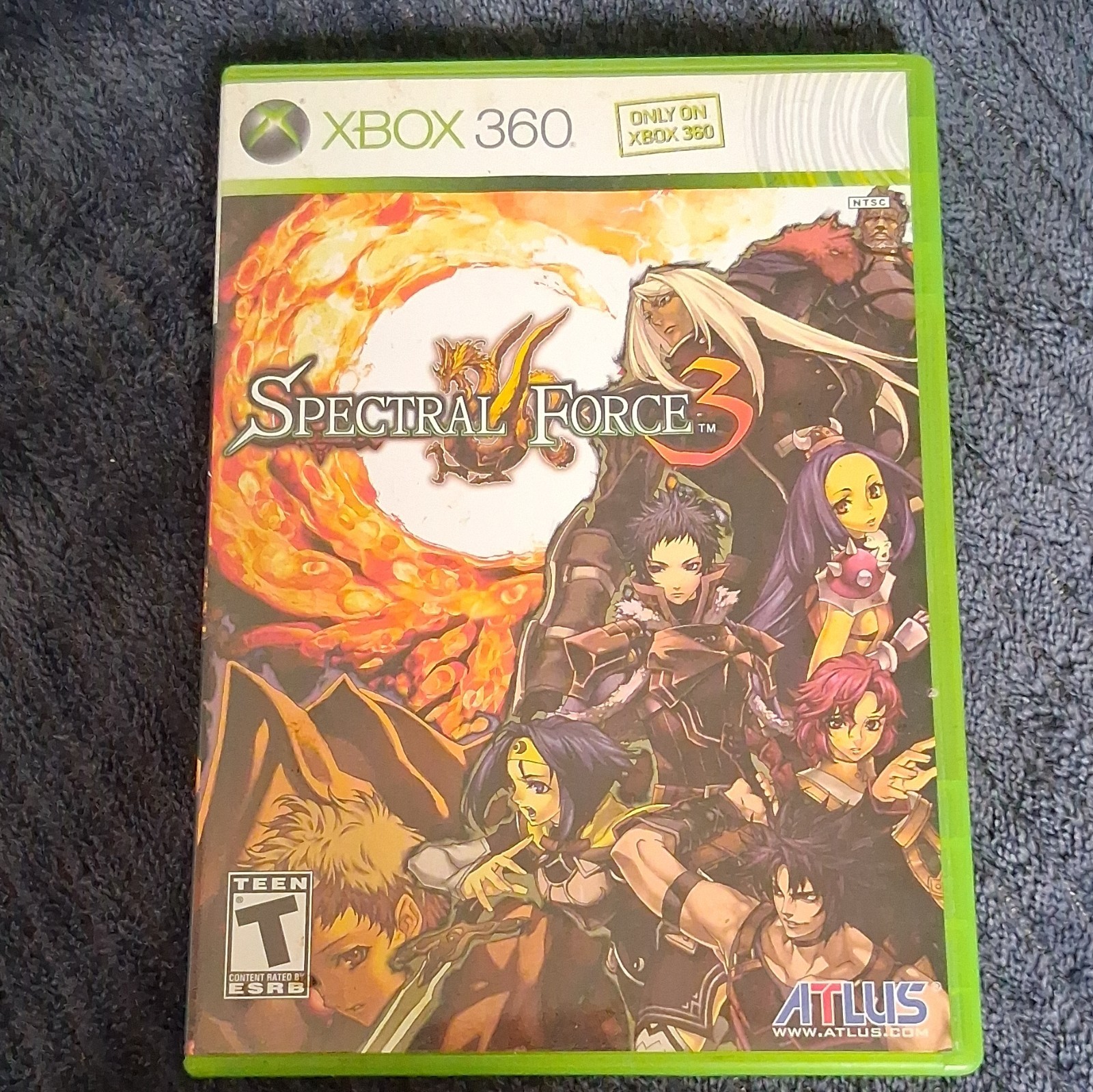Atlus Spectral Force 3 NO DISC (Xbox 360) Complete Case & Manual, NTSC-U/C, T