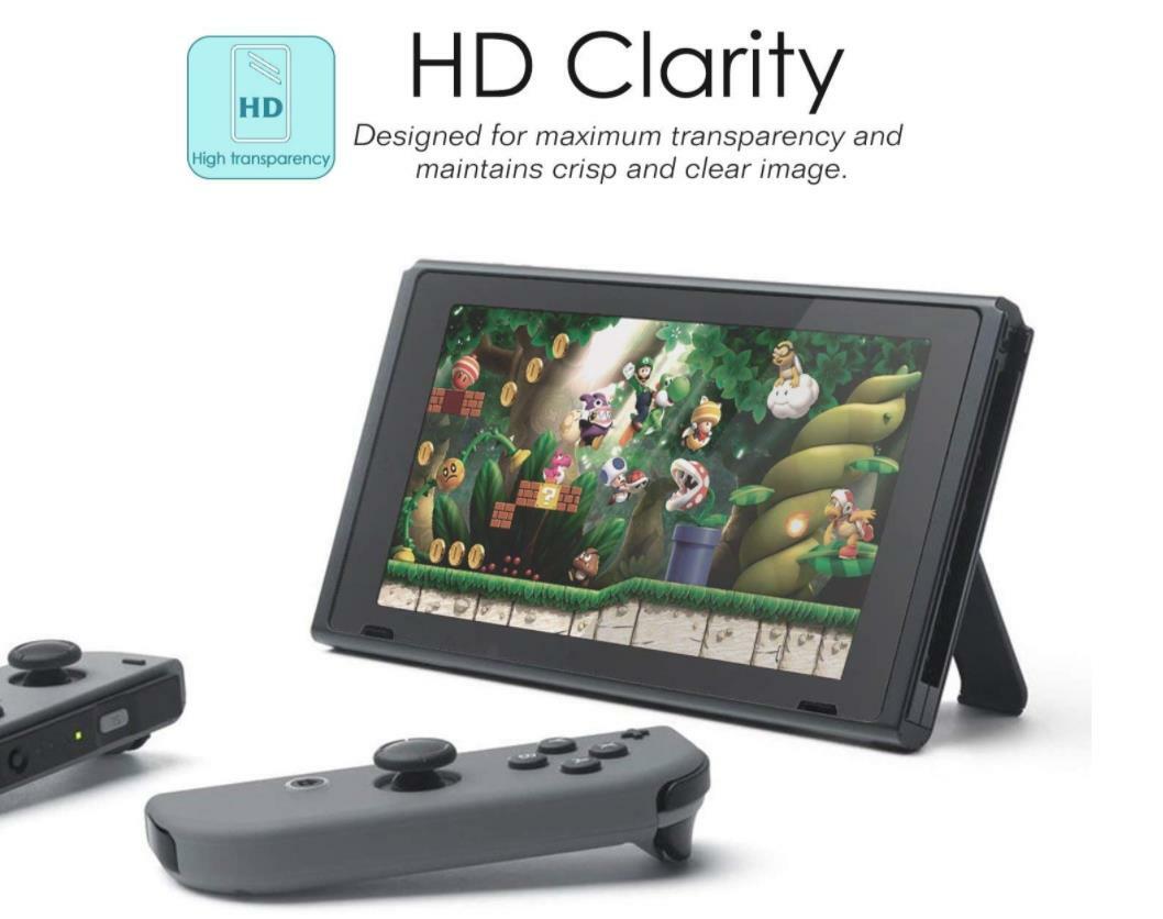 For Nintendo Switch Premium Tempered Ultra Clear HD Glass Screen Protector