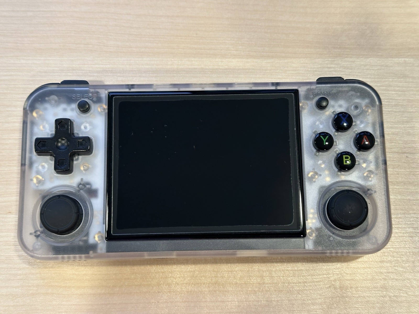 Anbernic RG35XX H Handheld Retro Gaming Console Clear SD Card