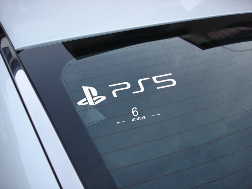 Playstation 5 PS5 window decal sticker set (2) *free shipping