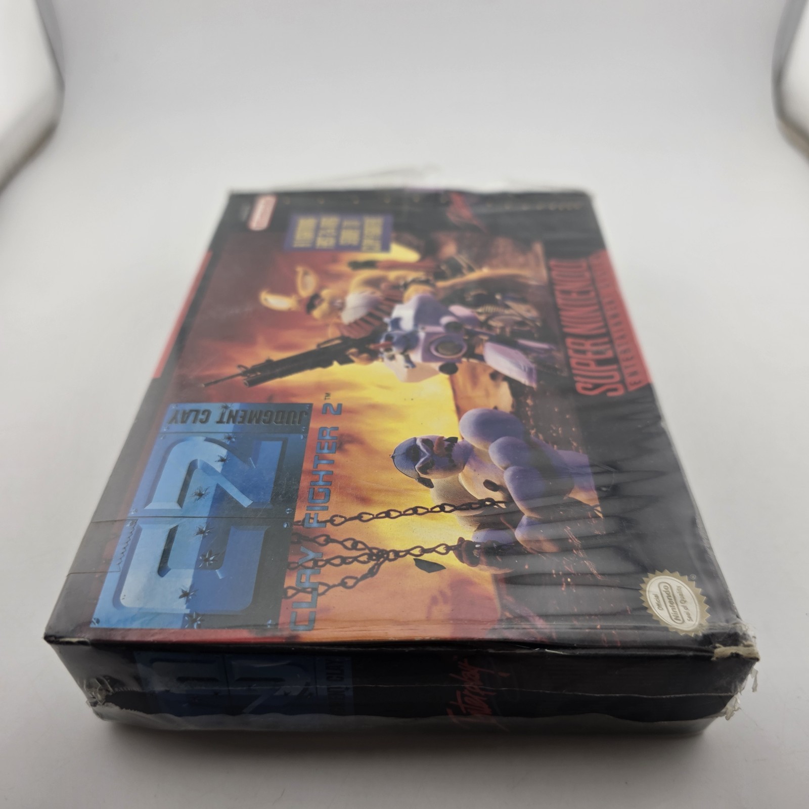 Clay Fighter 2 – Box With Reg Card – Super Nintendo Snes – Shrink (No Game)