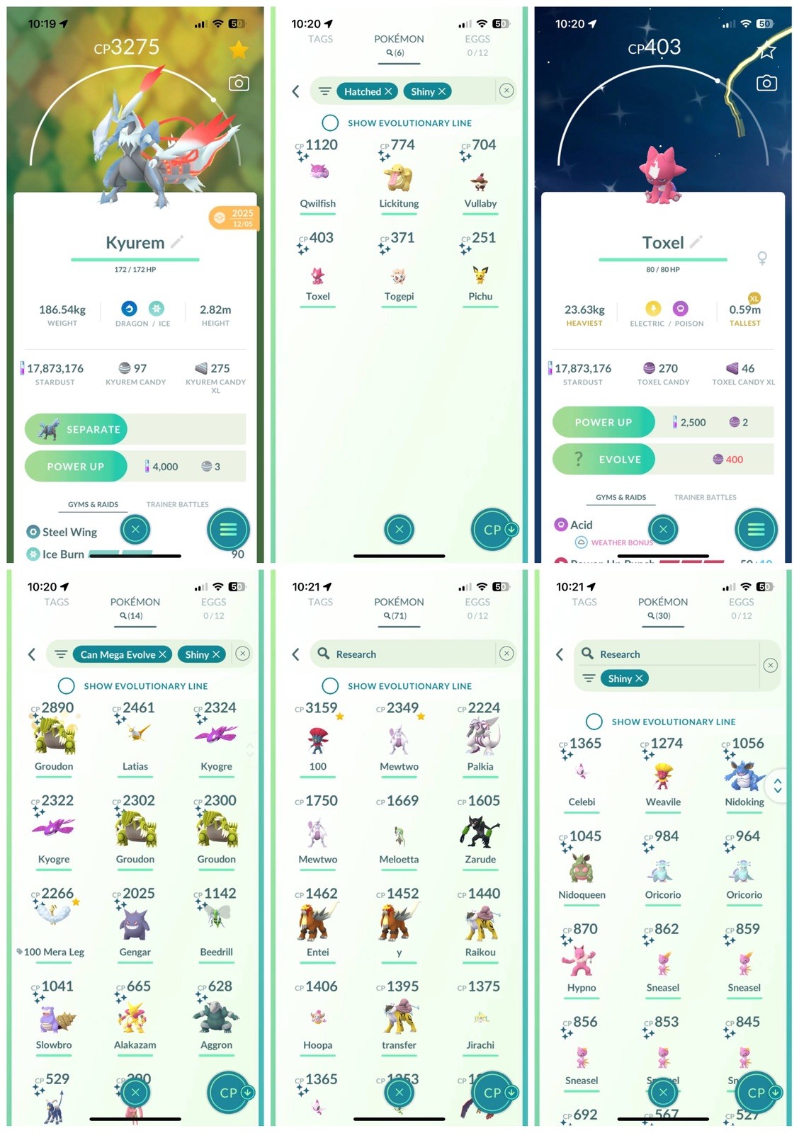 Poke Acc GO LvL 75 – 37k Coins, 465 Pass – 803 Legend, 992 Shiny-Name changeable
