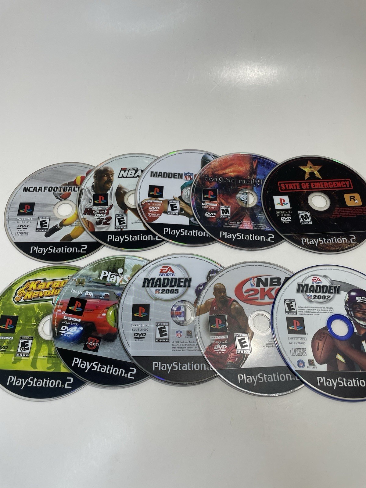 Sony PlayStation 2 Loose Game Lot Of 100 Games Untested Condition Varies