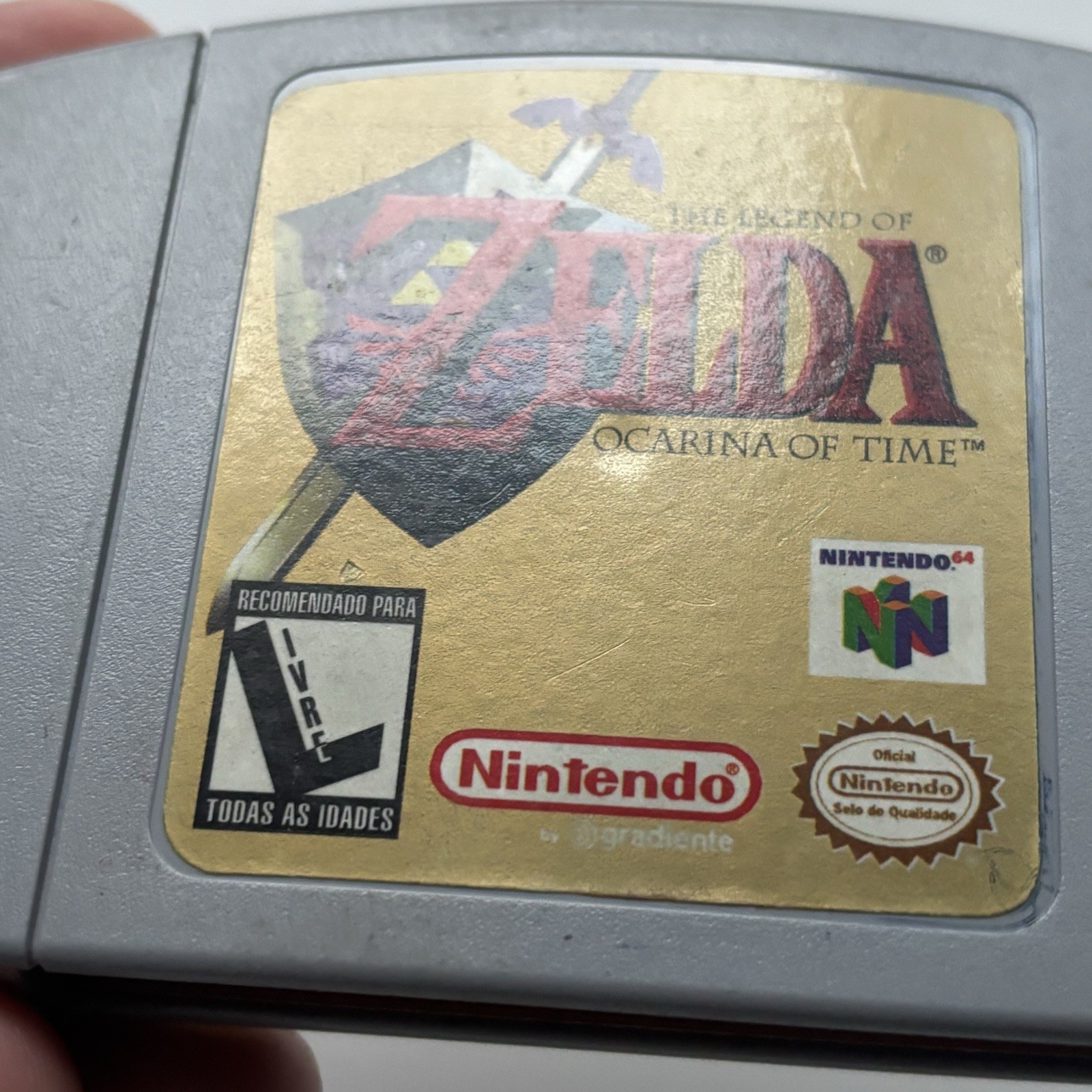 Legend of Zelda Ocarina Of Time Nintendo 64 N64 RPG Authentic Brazil Gradiente
